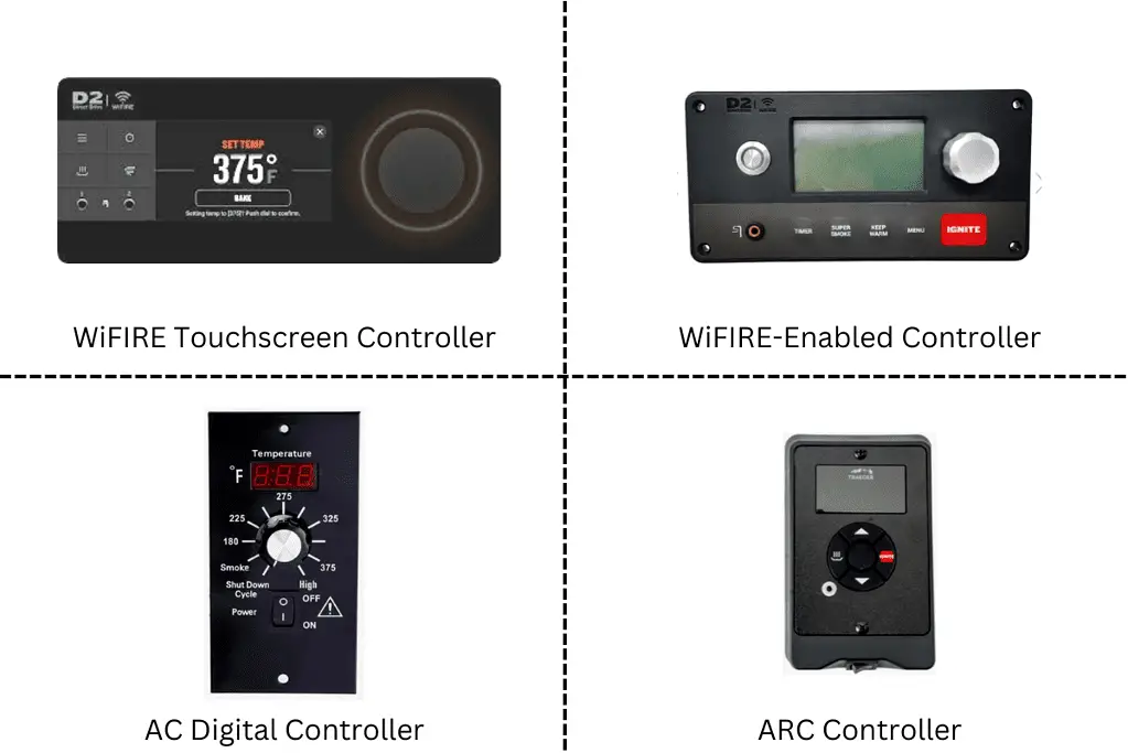 Traeger Grill Different Controller Types